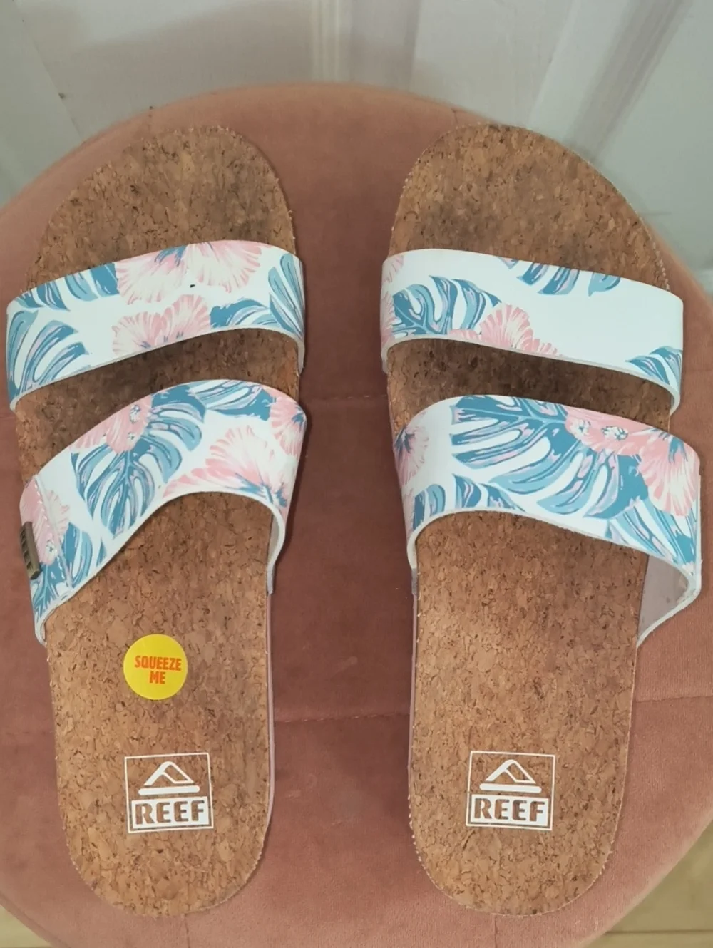 Reef Cushion Vista Hi Sandals Size 8